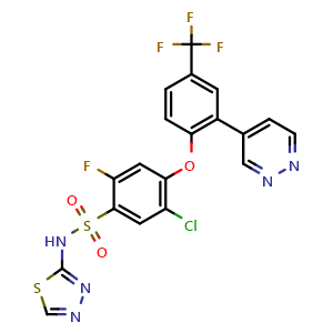 Chemical structure of PF-05186462 , CAS 1235406-03-7, AChemBlock Y229483