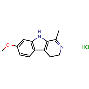 Chemical structure of Harmaline hydrochloride , CAS 363-11-1, AChemBlock Y229491