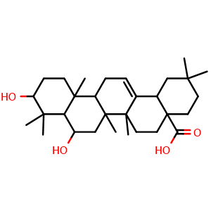 Chemical structure of Sumaresinolic acid , CAS 559-64-8, AChemBlock Y229493