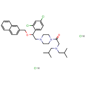 Chemical structure of LYN-1604 dihydrochloride , CAS 2310109-38-5, AChemBlock Y229500