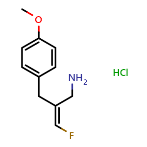 Chemical structure of LJP-1586 hydrochloride , CAS 955037-42-0, AChemBlock Y229513