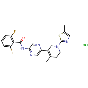 Chemical structure of RO2959 Hydrochloride , CAS 1219927-22-6, AChemBlock Y229517