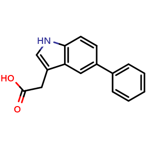 Chemical structure of 5-Ph-IAA , CAS 168649-23-8, AChemBlock Y229523