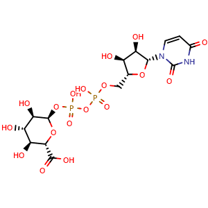 Chemical structure of UDP-g acid , CAS 2616-64-0, AChemBlock Y229542