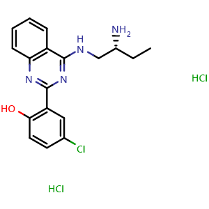 Chemical structure of CRT0066101 dihydrochloride , CAS 2308510-39-4, AChemBlock Y229544