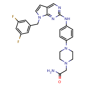 Chemical structure of AS1810722 , CAS 909561-15-5, AChemBlock Y229566