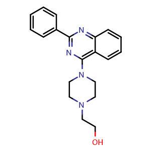 Chemical structure of BVDV-IN-1 , CAS 345651-04-9, AChemBlock Y229579
