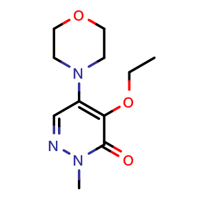 Chemical structure of Emorfazone , CAS 38957-41-4, AChemBlock Y229588