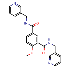 Chemical structure of Picotamide , CAS 32828-81-2, AChemBlock Y229596