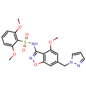 Chemical structure of PF-9363 , CAS 2569009-58-9, AChemBlock Y229599