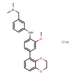 Chemical structure of Compound 3344 hydrochloride , AChemBlock Y229606