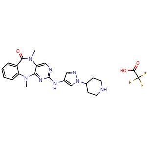 Chemical structure of XMD-17-51 Trifluoroacetate , CAS 2436579-93-8, AChemBlock Y229608