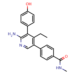 Chemical structure of USP7-IN-8 , CAS 2009273-60-1, AChemBlock Y229619