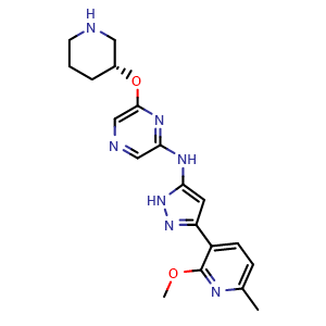 Chemical structure of LY2880070 , CAS 1375637-35-6, AChemBlock Y229627