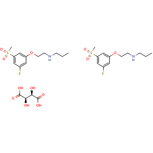 Chemical structure of Mesdopetam hemitartrate , CAS 2562346-14-7, AChemBlock Y229661