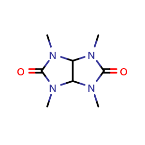 Chemical structure of Temgicoluril , CAS 10095-06-4, AChemBlock Y229665