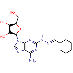 Chemical structure of Binodenoson , CAS 144348-08-3, AChemBlock Y229676