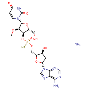 Chemical structure of Inarigivir ammonium , CAS 2172788-92-8, AChemBlock Y229677