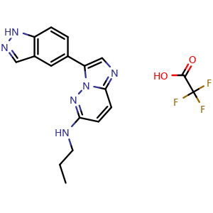 Chemical structure of CHR-6494 TFA , CAS 1458630-17-5, AChemBlock Y229678
