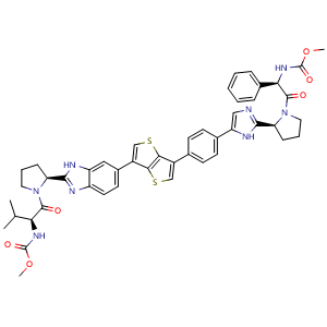 Chemical structure of Samatasvir , CAS 1312547-19-5, AChemBlock Y229682