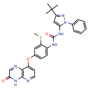 Chemical structure of CCT241161 , CAS 1163719-91-2, AChemBlock Y229697