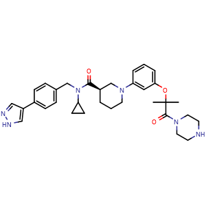 Chemical structure of ZW4864 , CAS 2632259-92-6, AChemBlock Y229700