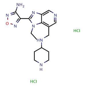 Chemical structure of SB-747651A Dihydrochloride , CAS 1781882-72-1, AChemBlock Y229706