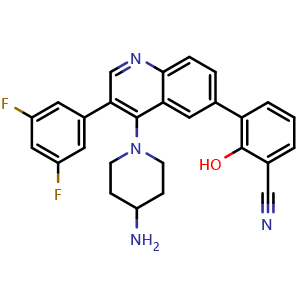 Chemical structure of Paltusotine , CAS 2172870-89-0, AChemBlock Y229719