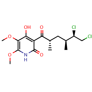 Chemical structure of Atpenin A5 , CAS 119509-24-9, AChemBlock Y229724