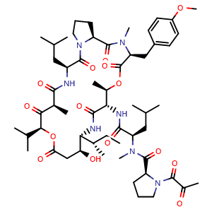 Chemical structure of Aplidine , CAS 137219-37-5, AChemBlock Y229725