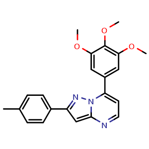 Chemical structure of Tubulin inhibitor 24 , CAS 2415761-65-6, AChemBlock Y229743
