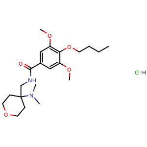 Chemical structure of Opiranserin hydrochloride , CAS 1440796-75-7, AChemBlock Y229750