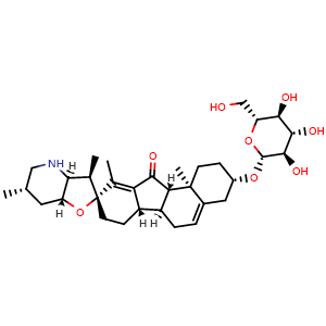Chemical structure of Pseudojervine , CAS 36069-05-3, AChemBlock Y229806
