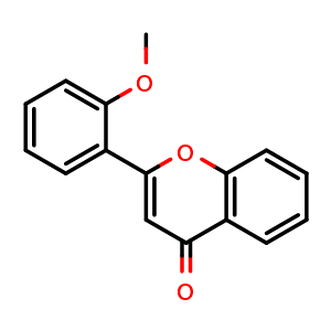Chemical structure of 2'-Methoxyflavone , CAS 19725-47-4, AChemBlock Y229809