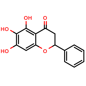 Chemical structure of Dihydrobaicalein , CAS 35683-17-1, AChemBlock Y229816