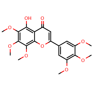 Chemical structure of Gardenin A , CAS 21187-73-5, AChemBlock Y229818