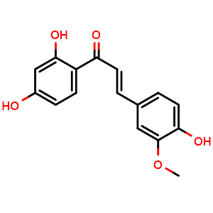Chemical structure of Homobutein , CAS 34000-39-0, AChemBlock Y229819