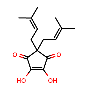 Chemical structure of Hulupinic acid , CAS 1891-42-5, AChemBlock Y229820
