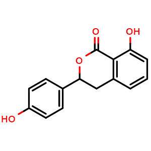 Chemical structure of Hydrangenol , CAS 480-47-7, AChemBlock Y229821