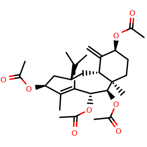 Chemical structure of Taxusin , CAS 19605-80-2, AChemBlock Y229837