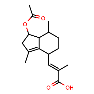 Chemical structure of Acetoxyvalerensre , CAS 81397-67-3, AChemBlock Y229841