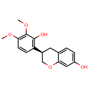 Chemical structure of (R)-Isomucronulatol , CAS 64474-51-7, AChemBlock Y229853
