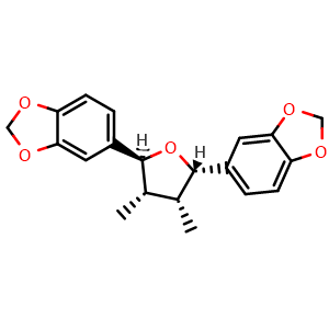 Chemical structure of d-Epigalbacin , CAS 84709-25-1, AChemBlock Y229868