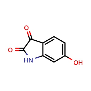 Chemical structure of 6-Hydroxyisatin , CAS 116569-08-5, AChemBlock Y229878