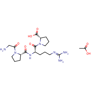 Chemical structure of GPRP acetate , CAS 157009-81-9, AChemBlock Y229920