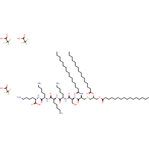 Chemical structure of Pam3CSK4 TFA , CAS 112208-01-2, AChemBlock Y229923