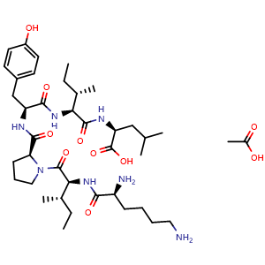 Chemical structure of Neuromedin N acetate , AChemBlock Y229926