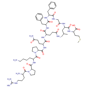 Chemical structure of Substance P , CAS 33507-63-0, AChemBlock Y229928