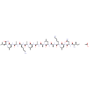 Chemical structure of Mas7 acetate , AChemBlock Y229932