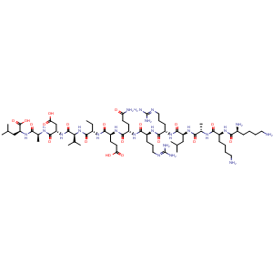 Chemical structure of Autocamtide 2 TFA , AChemBlock Y229949